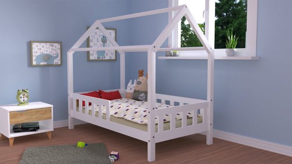 łóżko drewniane domek dla dziecka